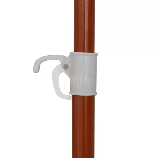Antracitszürke napernyő acélrúddal 240 cm