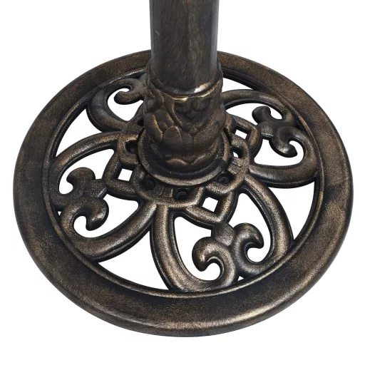 Bronz színű műanyag napóra 35,5 x 82 cm