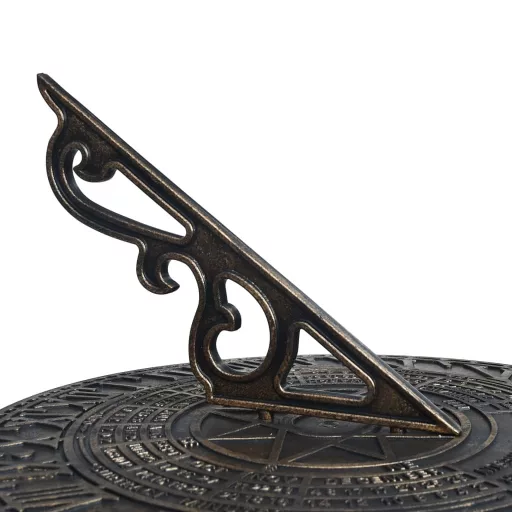 Bronz színű műanyag napóra 35,5 x 82 cm