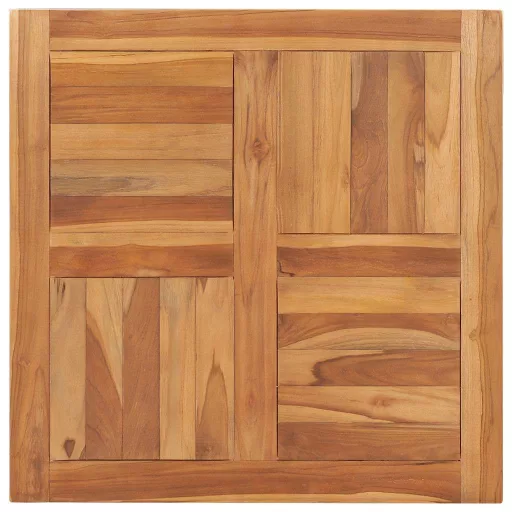 Tömör tíkfa asztallap 70 x 70 x 2,5 cm
