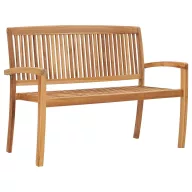 2 személyes tömör tíkfa kerti pad asztallal 120 cm