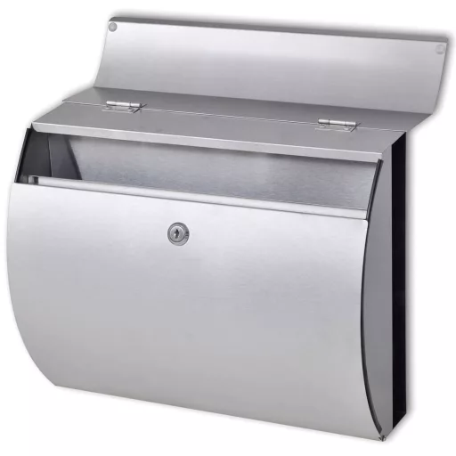 Rozsdamentes acél postaláda