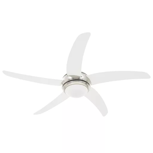 Díszes mennyezeti ventilátor lámpával 128 cm fehér