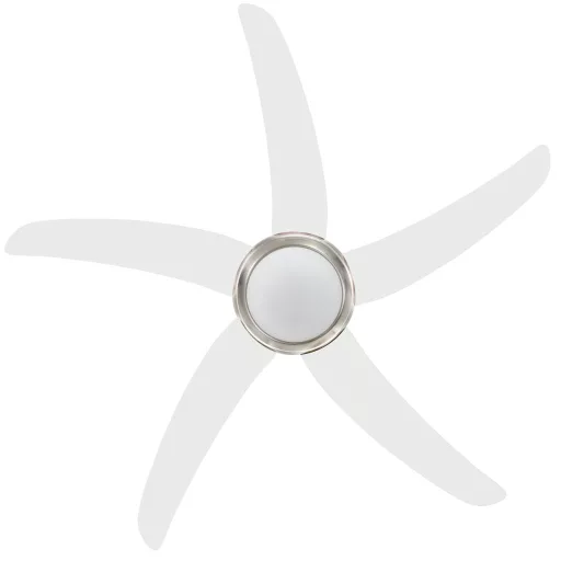 Díszes mennyezeti ventilátor lámpával 128 cm fehér