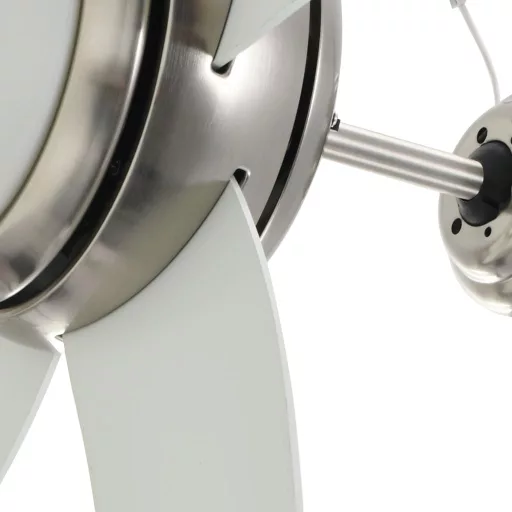 Díszes mennyezeti ventilátor lámpával 128 cm fehér