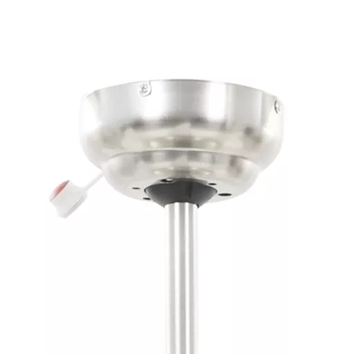 Díszes mennyezeti ventilátor lámpával 128 cm fehér
