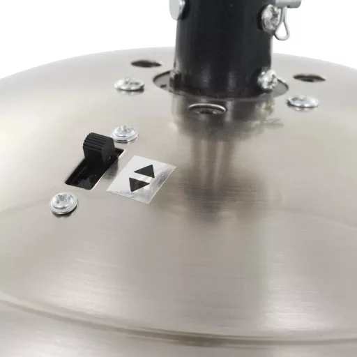 Díszes mennyezeti ventilátor lámpával 128 cm fehér