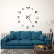 Modern ezüst 3D falióra 100 cm XXL