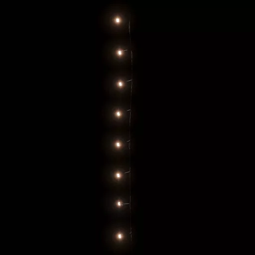 400 LED-es fényfüzér 8 meleg fehér világítási móddal 40 m
