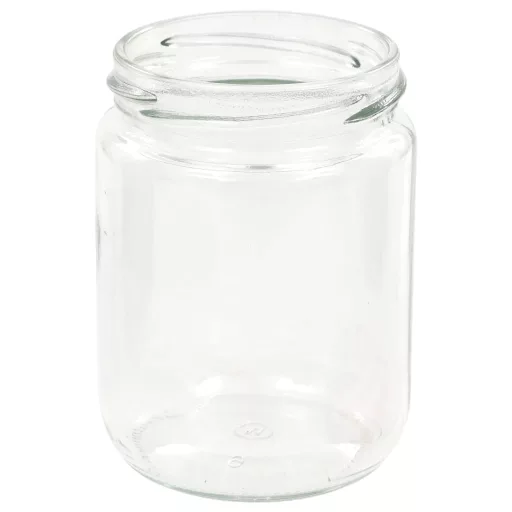 48 db 230 ml-es befőttesüveg piros-fehér tetővel
