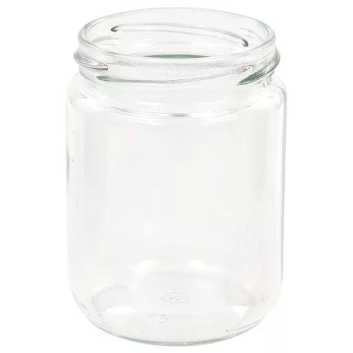 96 db 230 ml-es befőttesüveg piros-fehér tetővel