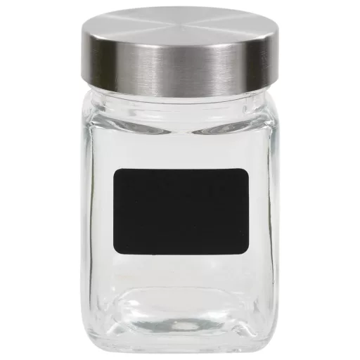 24 db tárolóedény matricával 300 ml