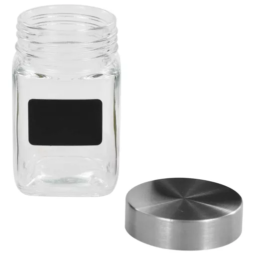 24 db tárolóedény matricával 300 ml