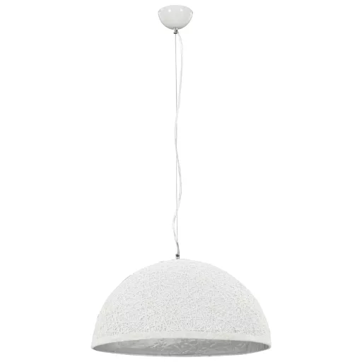 Fehér-ezüst függőlámpa Ø50 cm E27
