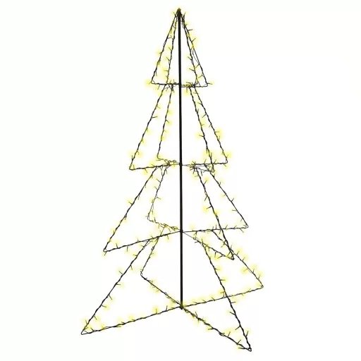 240 LED-es beltéri/kültéri kúp alakú karácsonyfa 115 x 150 cm