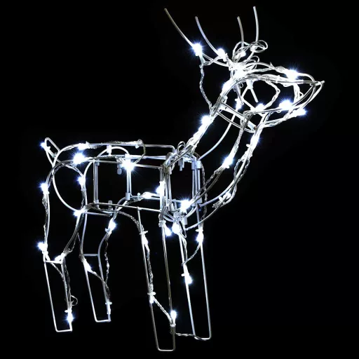 3 részes karácsonyi rénszarvasos díszvilágítás 229 LED