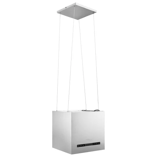 Rozsdamentes acél LCD érintőképernyős sziget páraelszívó 37 cm