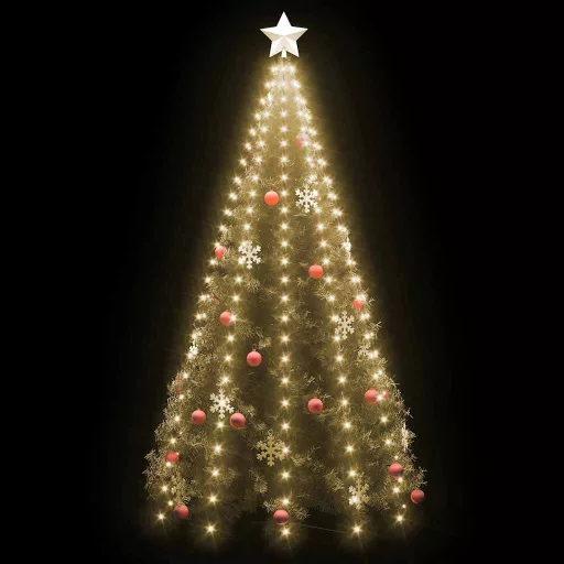 250 LED-es karácsonyi fényháló 250 cm