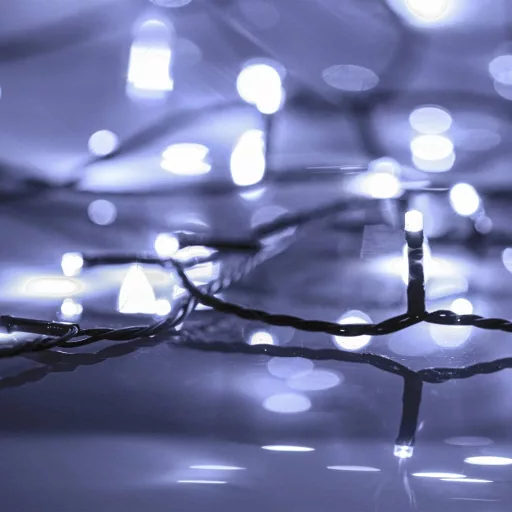 2000 hideg fehér LED-es kültéri/beltéri fényfüzér 200 m IP44