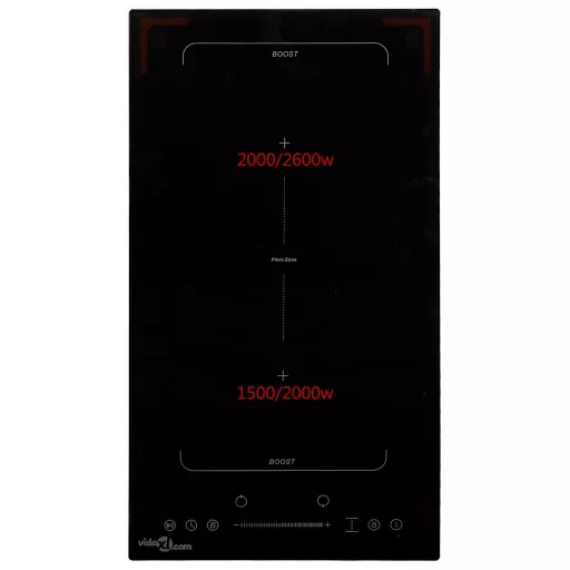 2 égős Flexizone indukciós főzőlap érintős vezérlővel 3500 W