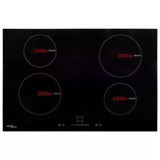 4 égős indukciós főzőlap érintős vezérlőpanellel 77 cm 7000 W