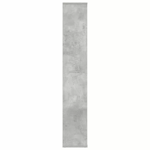 Betonszürke térelválasztó/könyvszekrény 100 x 24 x 140 cm