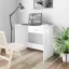 Fehér szerelt fa íróasztal 100 x 50 x 76 cm