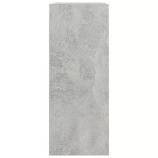 2 szintes betonszürke forgácslap könyvszekrény 80x30x76,5 cm