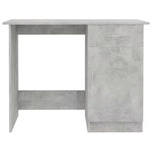 Betonszürke szerelt fa íróasztal 100 x 50 x 76 cm