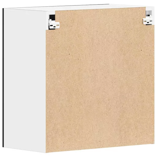 “Lyon” fekete szerelt fa függő szekrény 60 x 31 x 60 cm