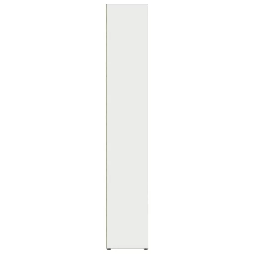 2 db fehér forgácslap CD-tartó szekrény 21 x 16 x 93,5 cm