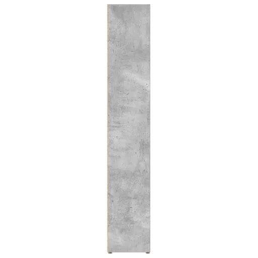2 db betonszürke forgácslap CD-tartó szekrény 21 x 16 x 93,5 cm