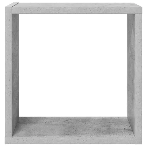 6 db betonszürke fali kockapolc 30 x 15 x 30 cm