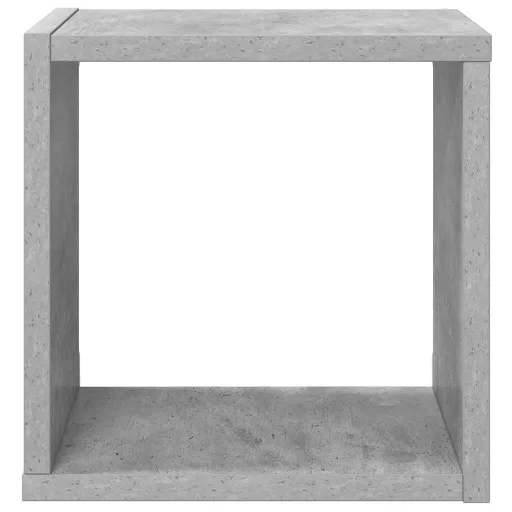 4 db betonszürke fali kockapolc 26 x 15 x 26 cm