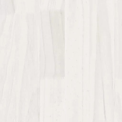 Fehér tömör fenyőfa ágykeret 100x200 cm