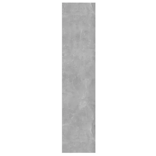 Betonszürke szerelt fa könyvszekrény/térelválasztó 60x30x135 cm