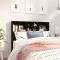 Fekete áthidaló szekrény 120 x 19 x 103,5 cm