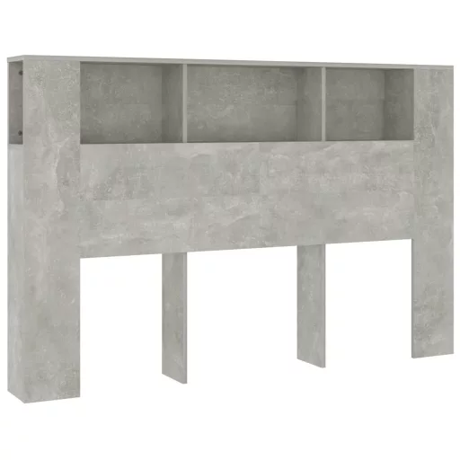 Betonszürke áthidaló szekrény 160 x 18,5 x 104,5 cm