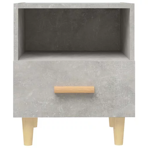 2 db betonszürke éjjeliszekrény 40x35x47 cm