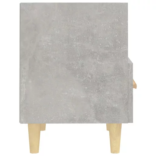 2 db betonszürke éjjeliszekrény 40x35x47 cm