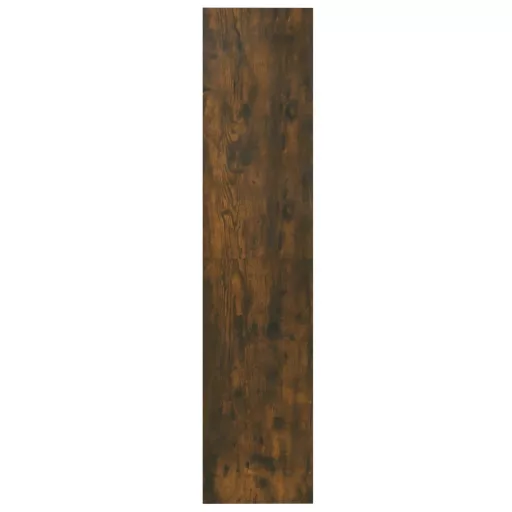 Füstös tölgy színű fa könyvszekrény/térelválasztó 60x30x135 cm