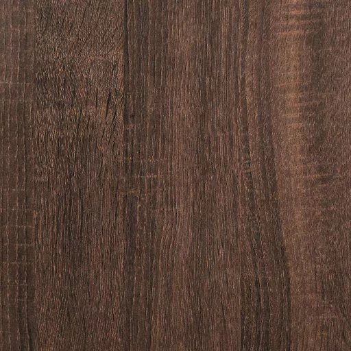 Barna tölgy színű szerelt fa ruhásszekrény 100 x 50 x 200 cm