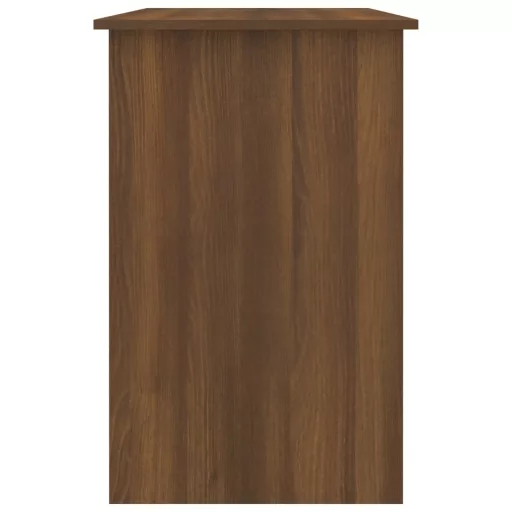 Barna tölgy színű szerelt fa íróasztal 100 x 50 x 76 cm