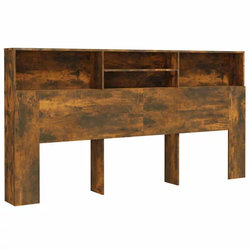 Füstös tölgy színű áthidaló szekrény 200x19x103,5 cm