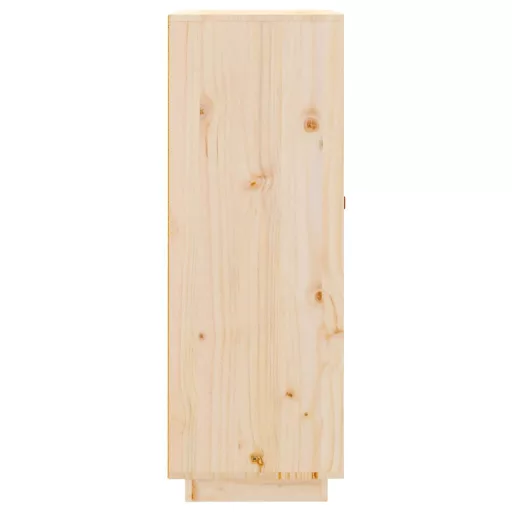 Tömör fenyőfa borszekrény 45x34x100 cm