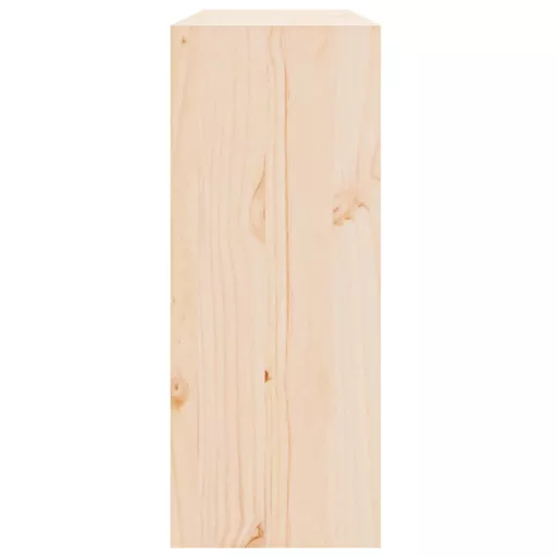 Tömör fenyőfa borszekrény 62x25x62 cm
