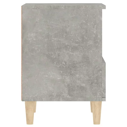 2 db betonszürke éjjeliszekrény 40x35x50 cm