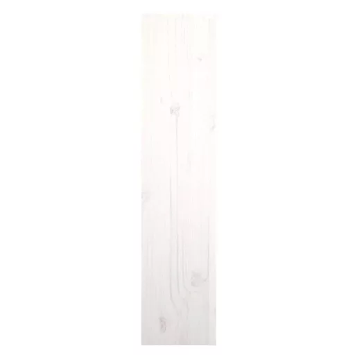 Fehér tömör fenyőfa radiátorburkolat 79,5 x 19 x 84 cm