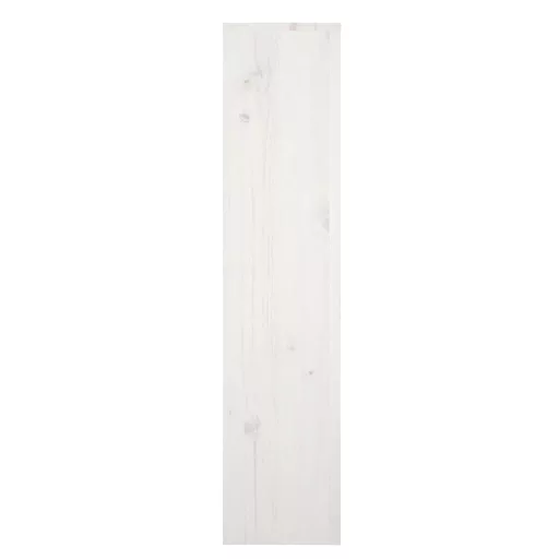 Fehér tömör fenyőfa radiátorburkolat 169x19x84 cm