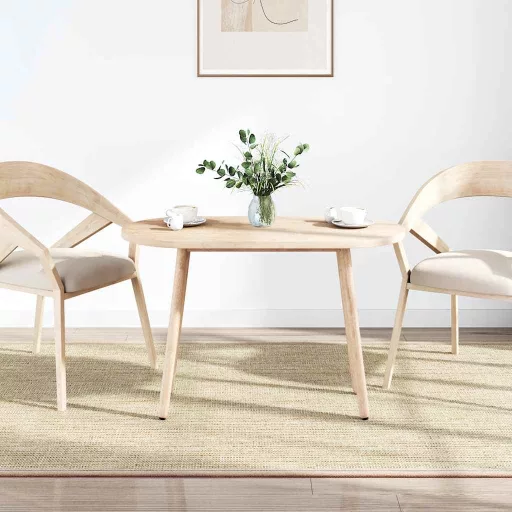 Tömör fenyőfa asztallap 100 x 50 x 2,5 cm ovális